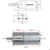 6V 620RPM Brushed DC Gear Motor W/25mm Diameter gearbox