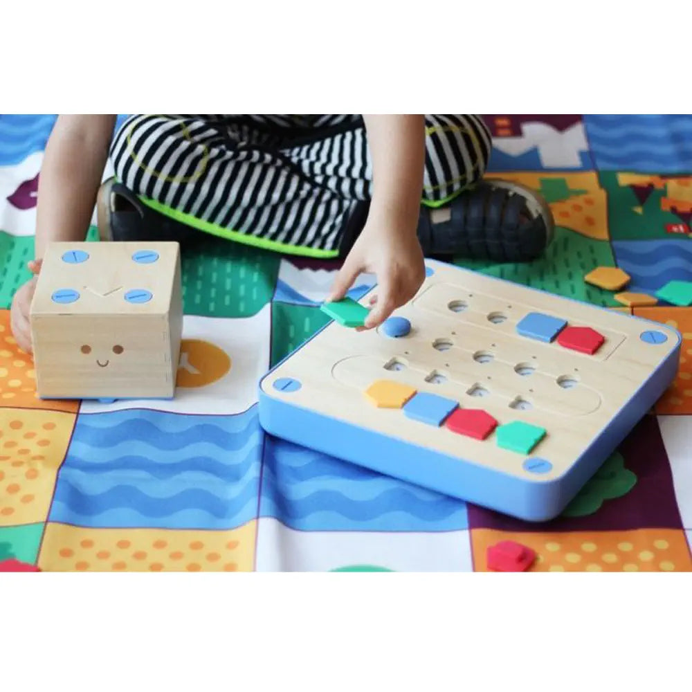 Primo Toys Cubetto Wooden Coding Toy Robot Set - Screen-Free STEM Learning, Montessori-Inspired Programming Blocks, Early Coding &amp; Problem Solving for Kids | Ages 3+