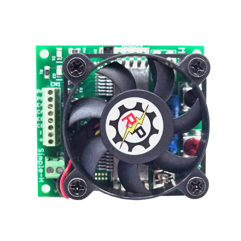 Robot Power Simple-H Dual Channel H-Bridge Controller 20A, 5-28V for 3-5V Logic w/ Fan