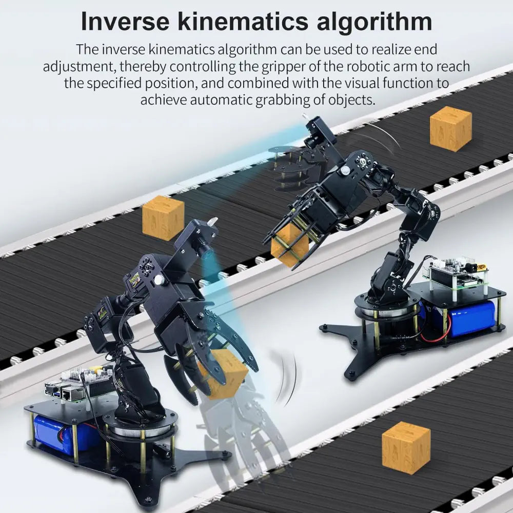 6DOFPI AI vision programmable robotic arm for Raspberry pi
