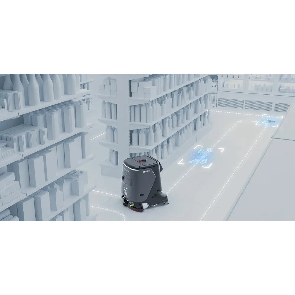 PUDU CC1 PRO Intelligent Cleaning Robot (Grey/Yellow Green)