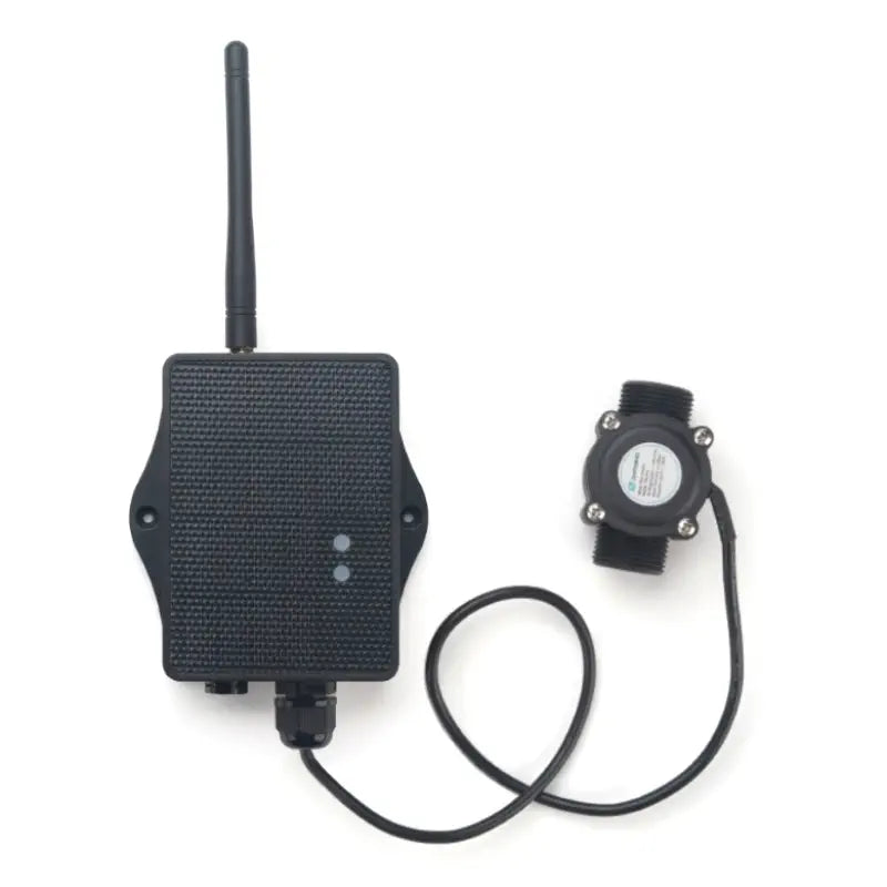 Dragino SW3L-LS LoRaWAN Outdoor Flow Sensor (3000mAh Li-Ion & Solar Panel / US915 / G3/4” / DN20. 390 pulse = 1 L)