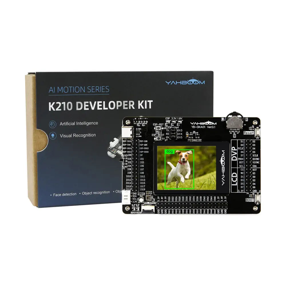 Yahboom AI-Motion K210 Development Board Kit, RISC-V Face Recognition Camera