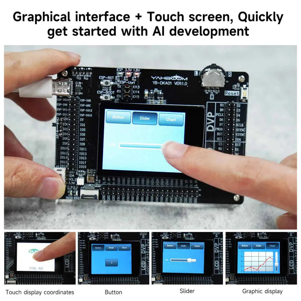 Yahboom AI-Motion K210 Development Board Kit, RISC-V Face Recognition Camera