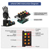 uHand UNO Open Source AI Bionic Robot Hand Support Somatosensory Control, Arduino Programming (Starter Kit - Left Hand)