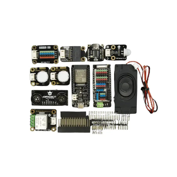 Hackster & DFRobot IoT Starter EEDU Kit (ESP32) - RobotShop