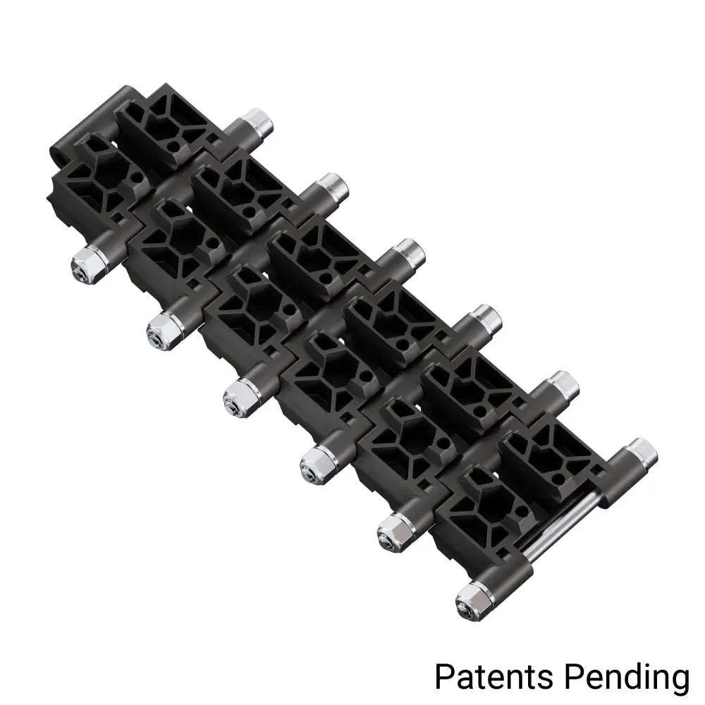ServoCity Badlands Tank-Track 48mm (24mm Pitch, 48mm Width, Rubber Tread) - 6 Pack