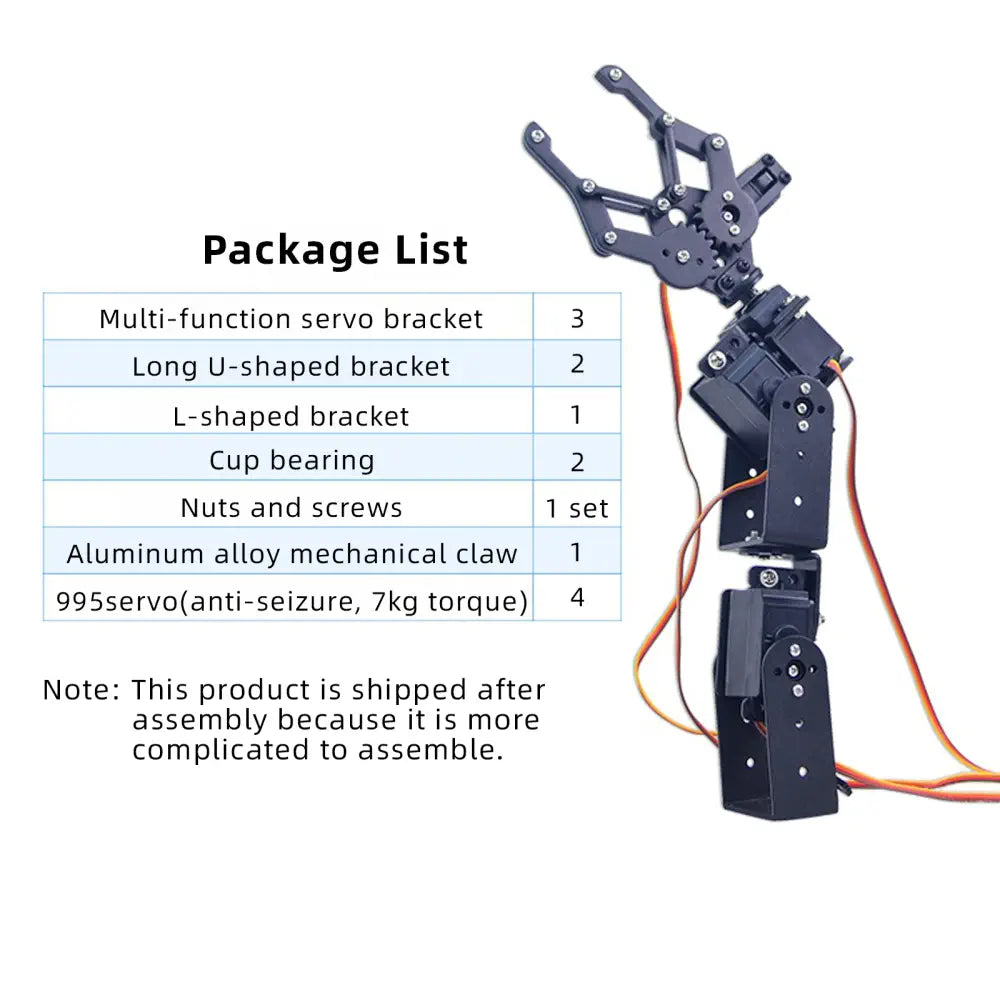XiaoR GEEK A1 4DOF Robotic Arm For DIY programmable Robot