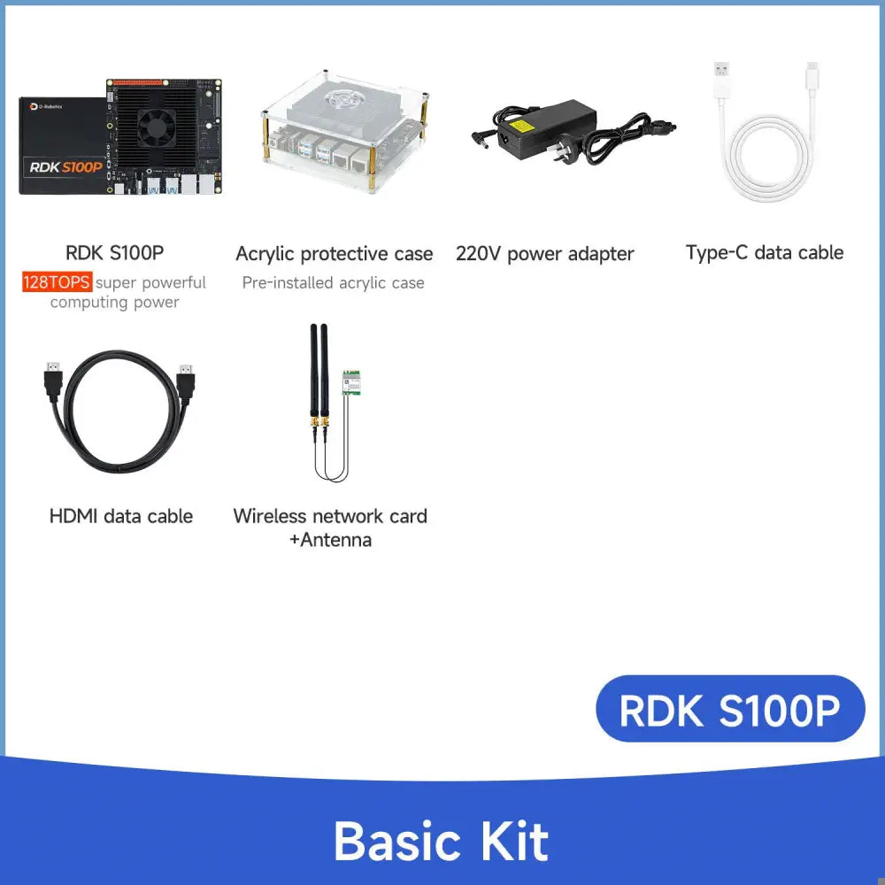 D-Robotics RDK S100P Development Board 128TOPS Computing Power BPU--Basic Kit