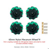 Yahboom Mecanum Wheel Kit for DIY robot or programmable smart car-65mm wheel (Nylon) *4+3mm coupling*4