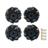 Yahboom Mecanum Wheel Kit for DIY robot or programmable smart car-97mm wheel (ABS) *4+3mm coupling*4