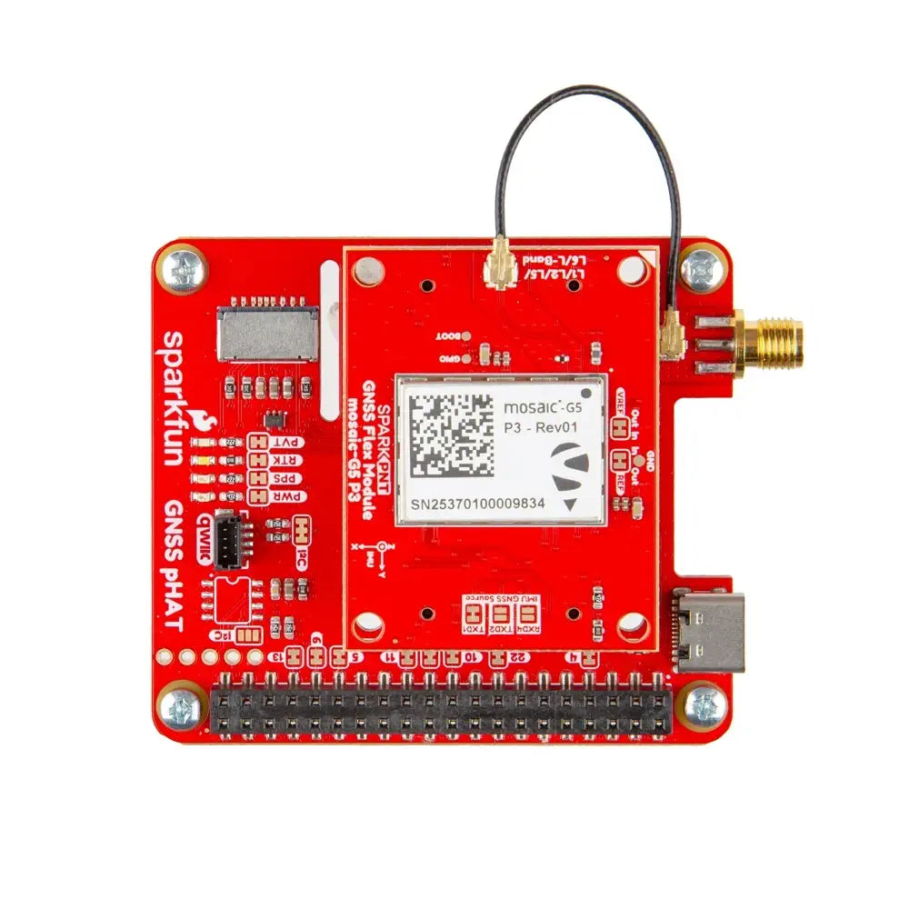SparkFun GNSS Flex pHAT - mosaic-G5 P3 & IM19 IMU