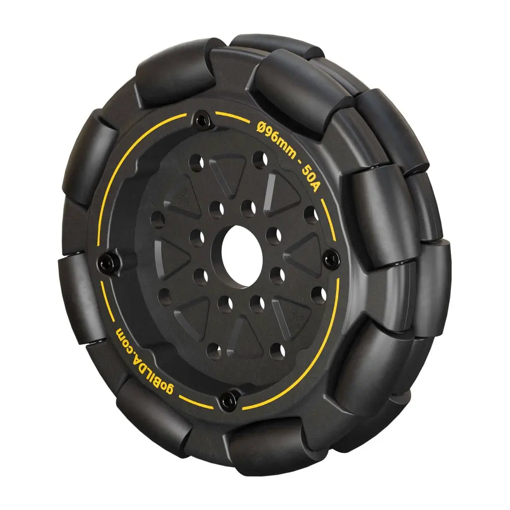 goBILDA 96mm Omni Wheel (14mm Bore, 50A Durometer)