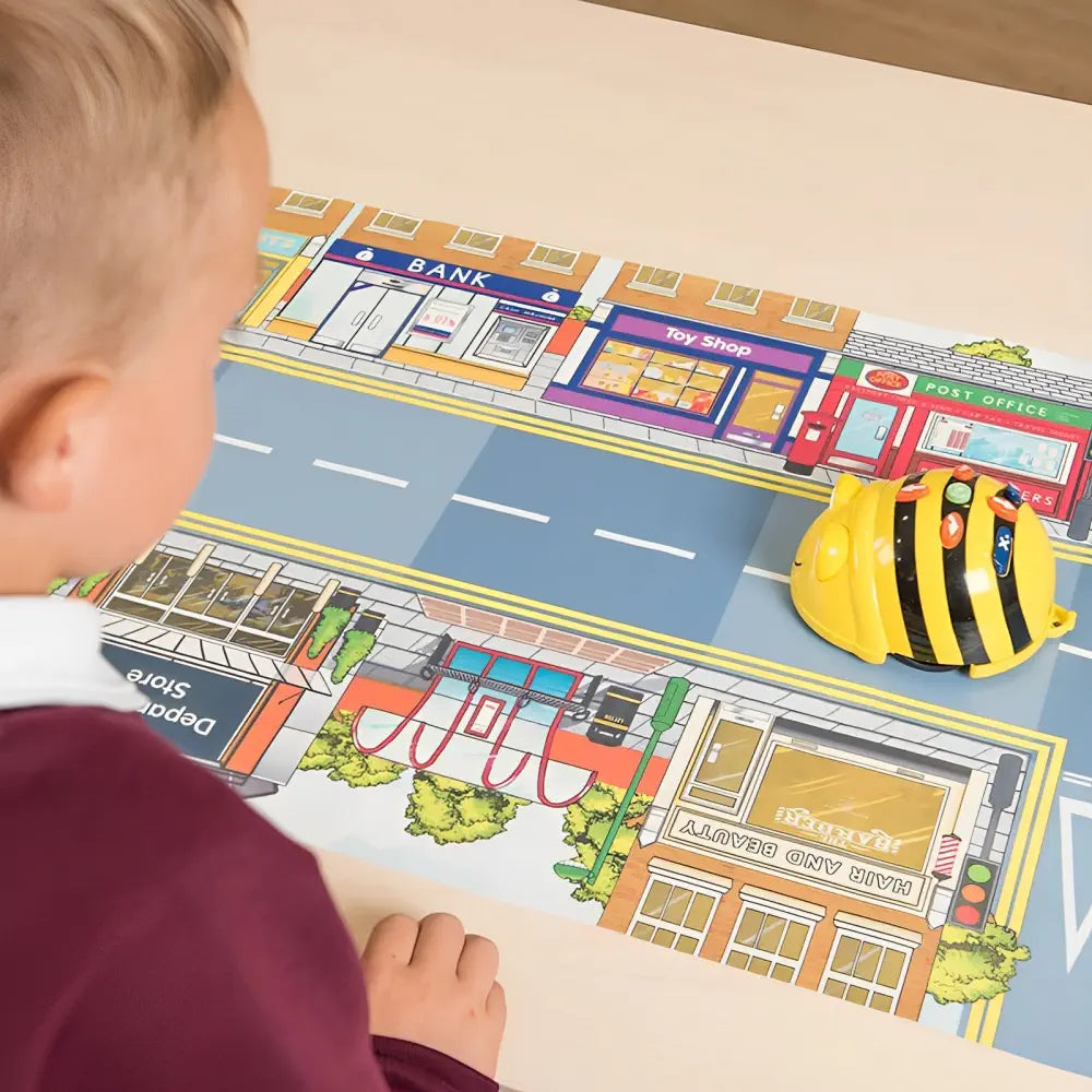 TTS Bee-Bot Programmable Floor Robot 6-pcs See &amp; Say Version with FREE Joyusing V500S Document Camera - STEM Coding Robotics Digitalization Kit for Classroom, School &amp; Office Learning
