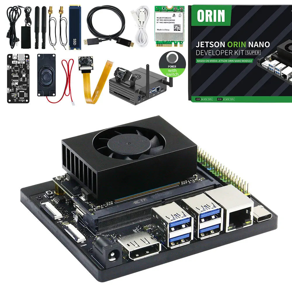 Jetson Orin NANO SUPER AI Large Model Developer Kit 4GB SUB -AI Large Model Kit