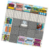 TTS Bee-Bot &amp; Blue-Bot Marketplace Mat 75 x 75 cm - STEM Learning Toy for Kids Students Classroom Coding Geography Grid Activity Teaching Aid