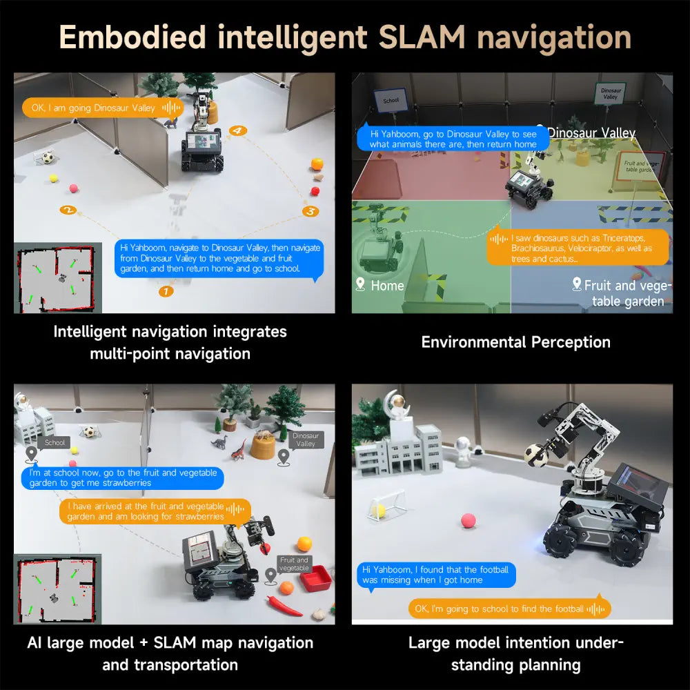 Yahboom ROSMASTER M3 Pro ROS2 Robot -Raspberry Pi 5 Version with RPi 5 8GB Board