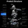 Yahboom ROSMASTER M3 Pro ROS2 Robot -Raspberry Pi 5 Version with RPi 5 8GB Board