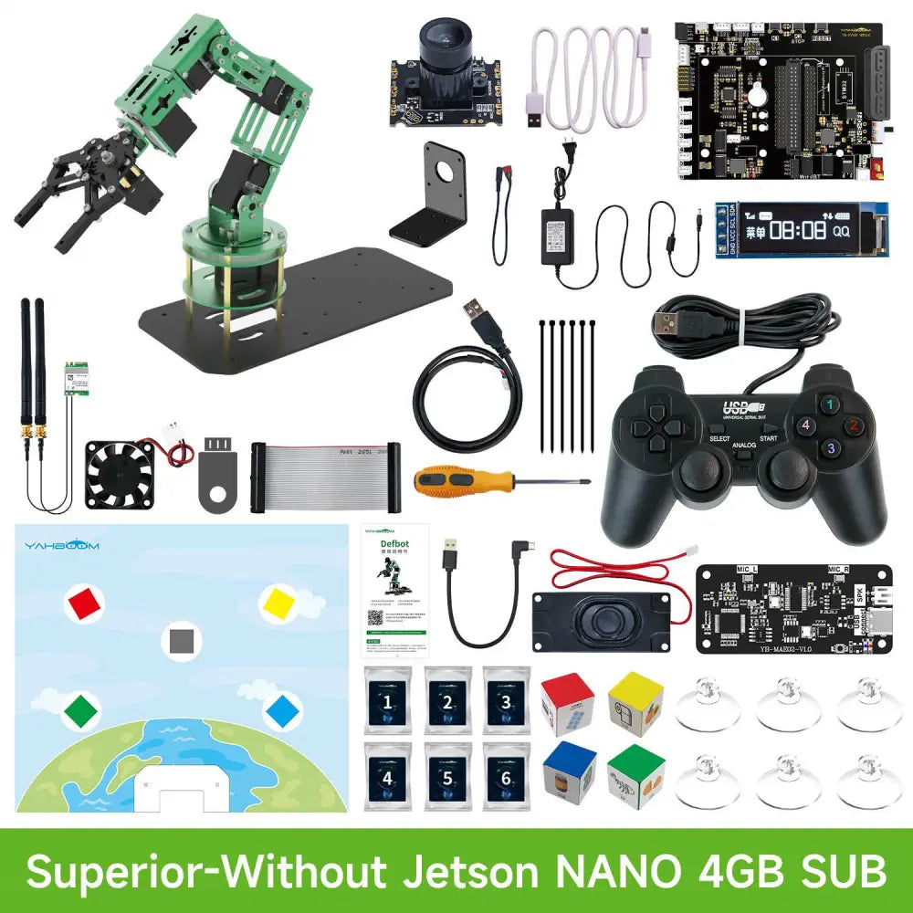 Yahboom DOFBOT AI Large Model Vision Robotic Arm Superior Version Without Jetson NANO Board