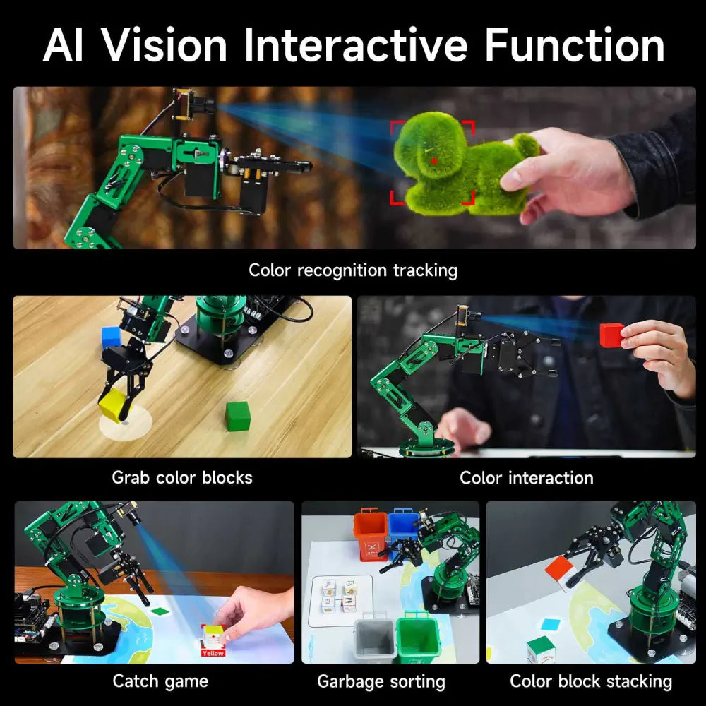 Yahboom DOFBOT AI Large Model Vision Robotic Arm Superior Version Without Jetson NANO Board