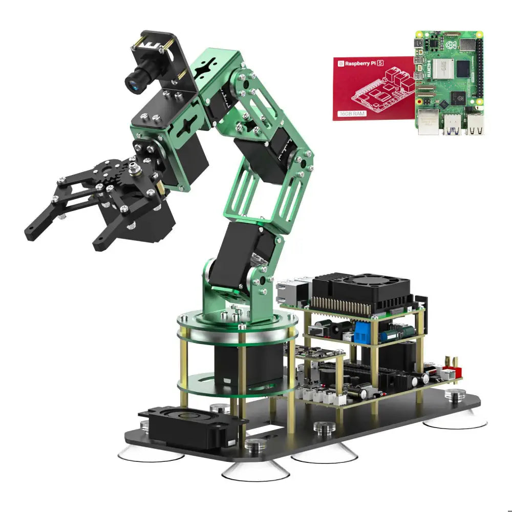Yahboom DOFBOT ROS2 AI Large Model Vision Robotic Arm-Standard Version With Raspberry Pi 5 16GB Board