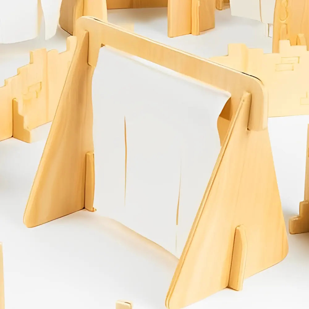 TTS Obstacle Course STEM Kit 18-pcs Compatible for Bee-Bot or Blue-Bot Coding Robot – Classroom Wooden Learning Maze Set