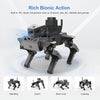 XiaoR GEEK Quadruped Robot with Al Vision Powered by Raspberry Pi Open Source Python Programming Robot Dog (Basic Version/ with Raspberry Pi 4 4GB)