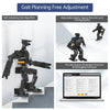 AiNex ROS Education AI Vision Humanoid Robot Powered by Raspberry Pi 5 Biped Inverse Kinematics Algorithm Learning Teaching Kit (Standard Kit wIth Raspberry Pi 5 2GB)