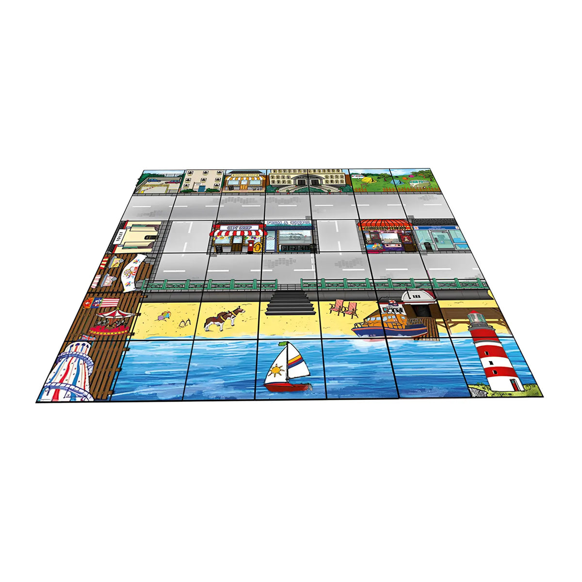 TTS Seaside Mat for Bee-Bot & Blue-Bot STEM Coding Grid for Classroom ...
