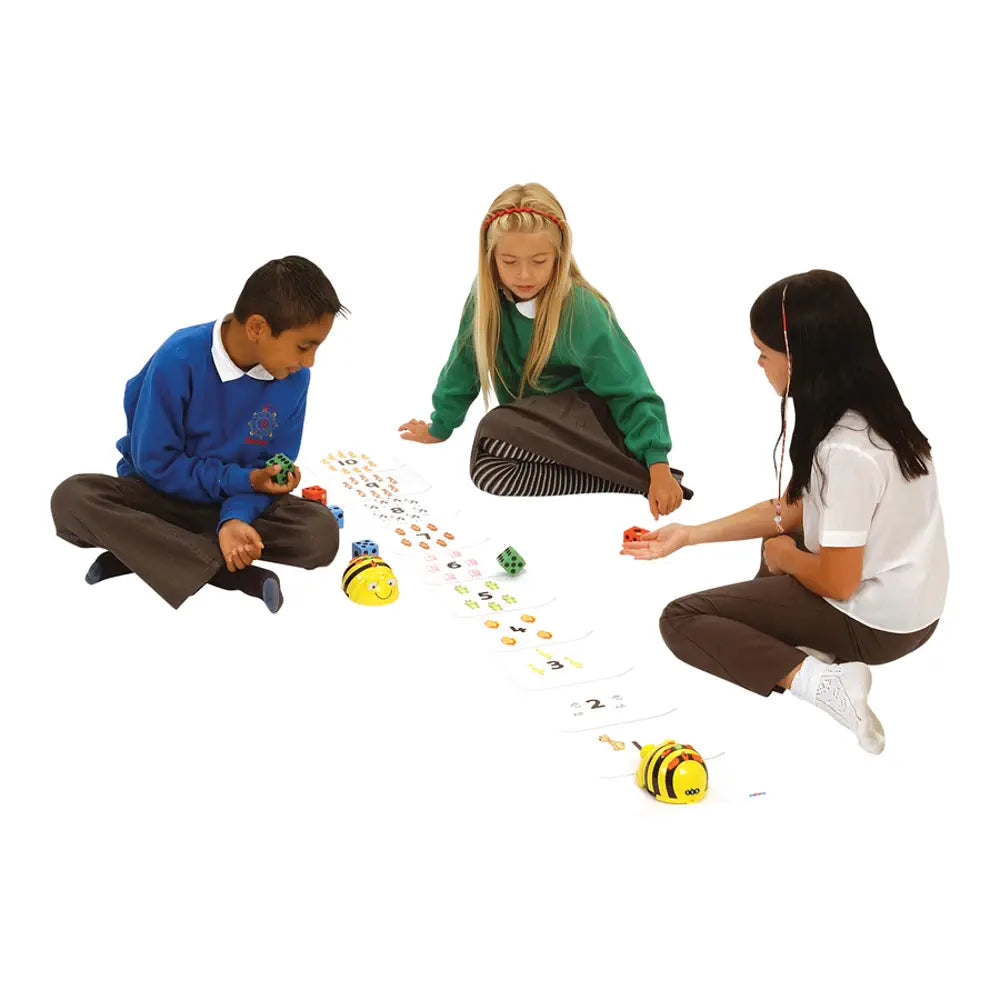 TTS Bee-Bot &amp; Blue-Bot Number Line Mat - 0 to 20 Numbers - STEM Coding Playmat Toy Floor Robot Mat for Classroom Office Home School Learning Resource - 25 x 300 cm