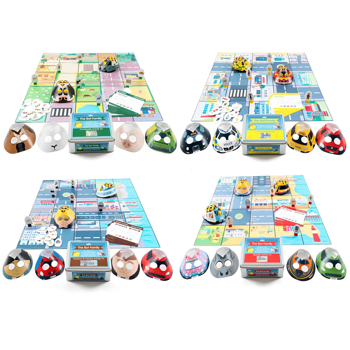 TTS Bee-Bot & Blue-Bot World Bundle Coding Mats & Activity Tins STEM ...