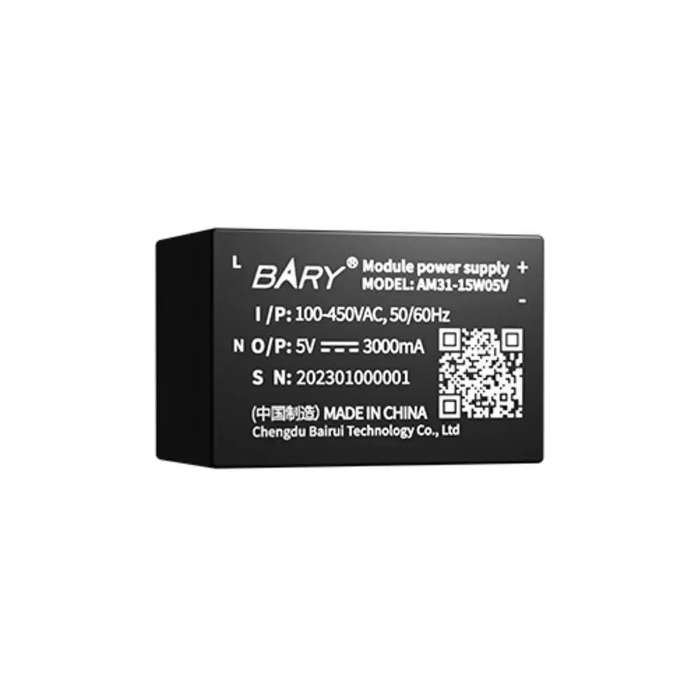AM31-15W05V AC-DC isolation step-down module power supply, AC 100~450VAC input Buck Converter