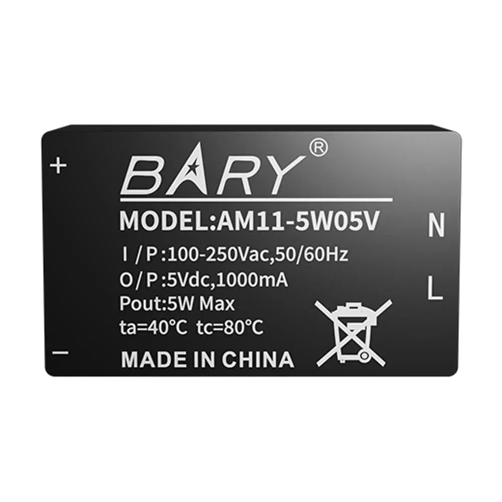 AM11-5W05V 5V 1000mA Safety isolation AC-DC Small size switching power supply module