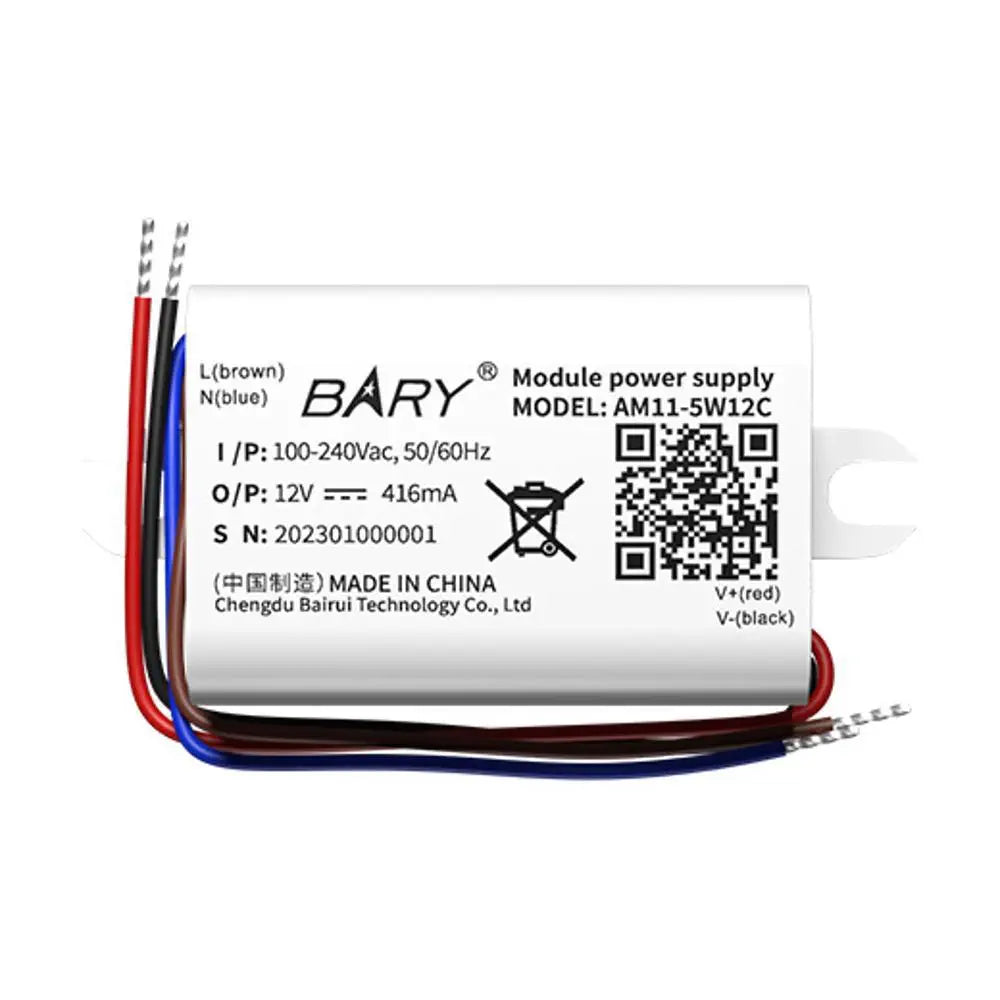 AM11-5W12C AC-DC Isolated Step-Down Power Module 12V Output voltage industrial grade design Four-fold safety protection