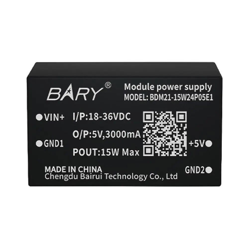 BDM21-15W24P05E1 5V DC-DC isolated power supply module