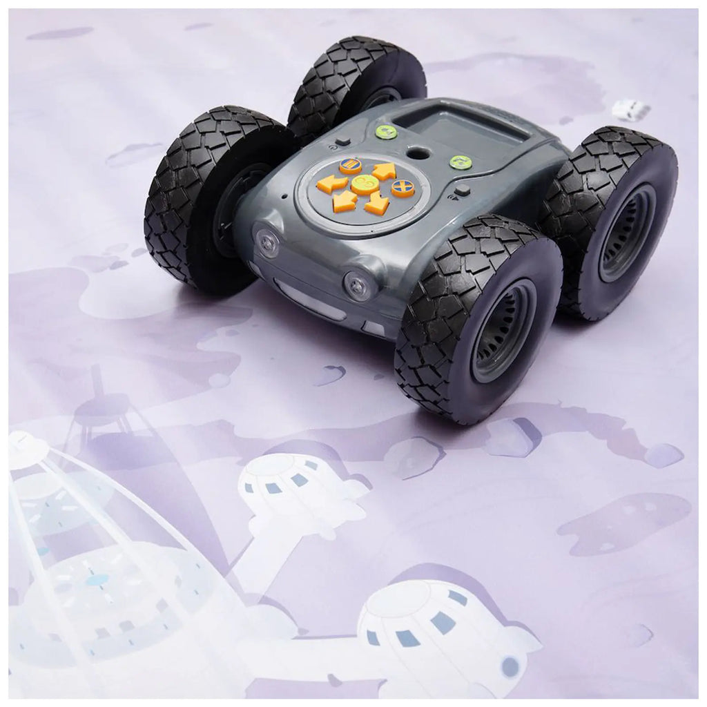TTS Rugged Robot Lunar Mat for STEM Coding Playmat Toys - Can Complement for Tuff-Bot, Bee-Bot, Blue-Bot, Loti-Bot, Oti-Bot - Home Classroom Learning Floor Mat -  120 x 120 cm