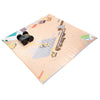 TTS Rugged Robot Construction Site Mat for STEM Coding Playmat Toys - Can Complement for Tuff-Bot, Bee-Bot, Blue-Bot, Loti-Bot, Oti-Bot - Home Classroom Learning Floor Mat -  120 x 120 cm