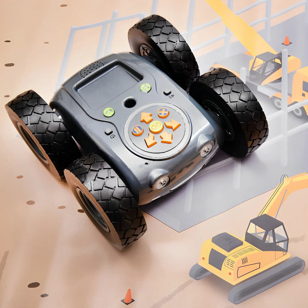 TTS Rugged Robot Construction Site Mat for STEM Coding Playmat Toys - Can Complement for Tuff-Bot, Bee-Bot, Blue-Bot, Loti-Bot, Oti-Bot - Home Classroom Learning Floor Mat -  120 x 120 cm