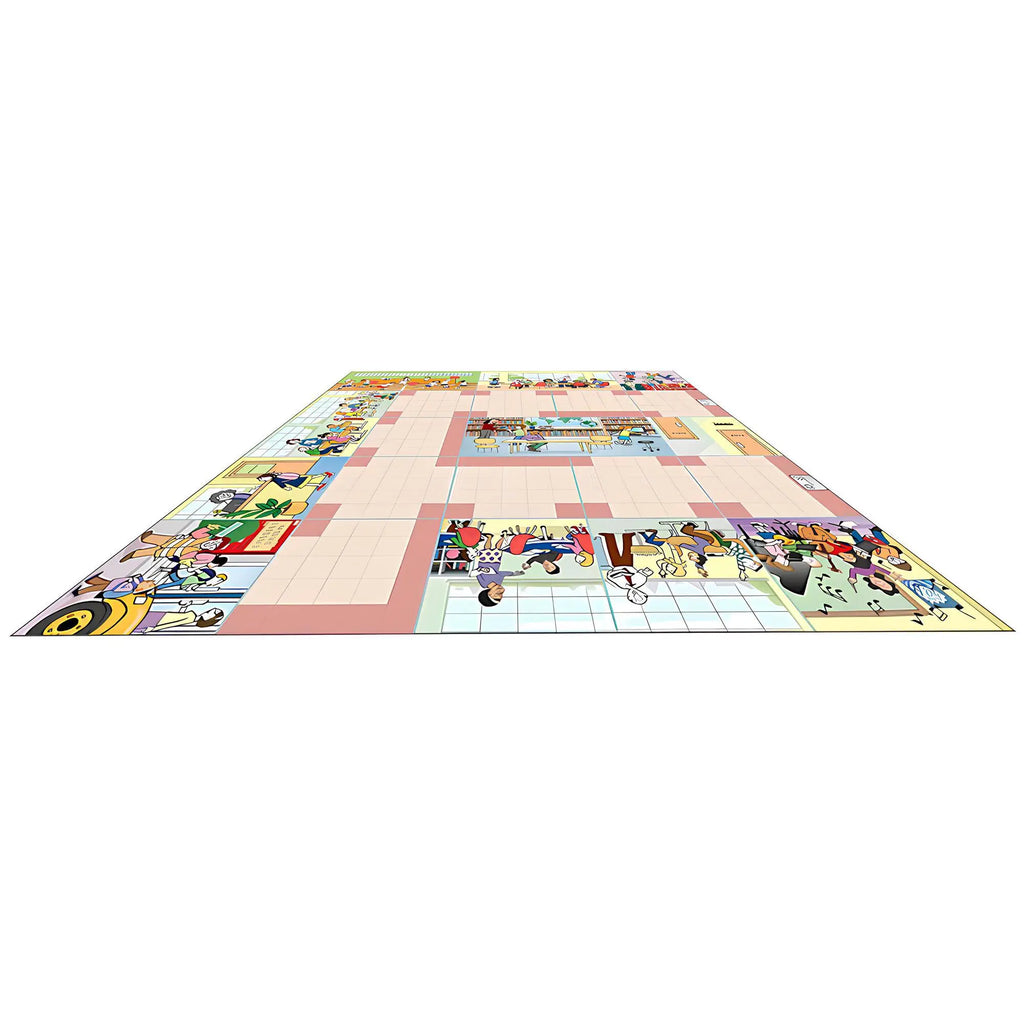 School Mat 75×75 cm for Bee-Bot &amp; Blue-Bot Durable Vinyl Floor Coding Playmat STEM Robotics Learning Aid for Sequencing &amp; Classroom Navigation