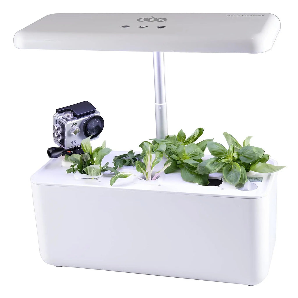 TTS Hydroponic Smart Garden 7-Compartments Indoor Growing System – STEM Learning Plant Growth Kit for Classroom, Office &amp; Home Science Use