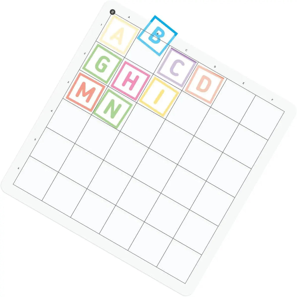 Primo Toys Cubetto Coding Robot Bundle Pack - Screen Free Programming - Hands on Coding with Transparent Mat, Number &amp; Alphabet Cards - STEM Learning Activities for Kids | Age 3+