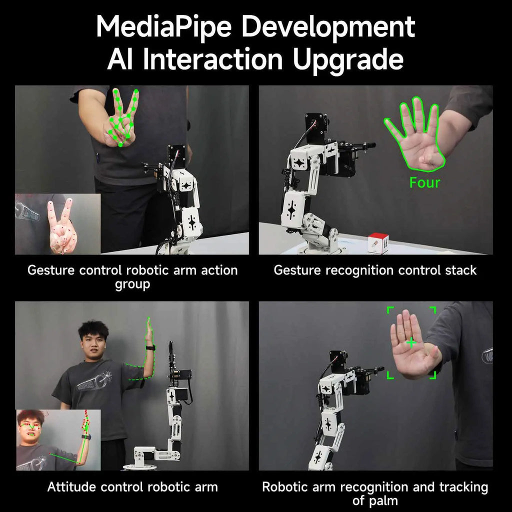 DOFBOT SE AI Vision Robotic Arm with ROS2 Python Programming (Virtual Machine system)-Superior Version