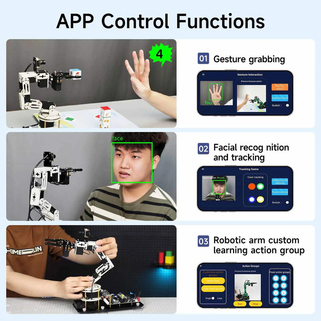 DOFBOT SE AI Vision Robotic Arm with ROS2 Python Programming (Virtual ...