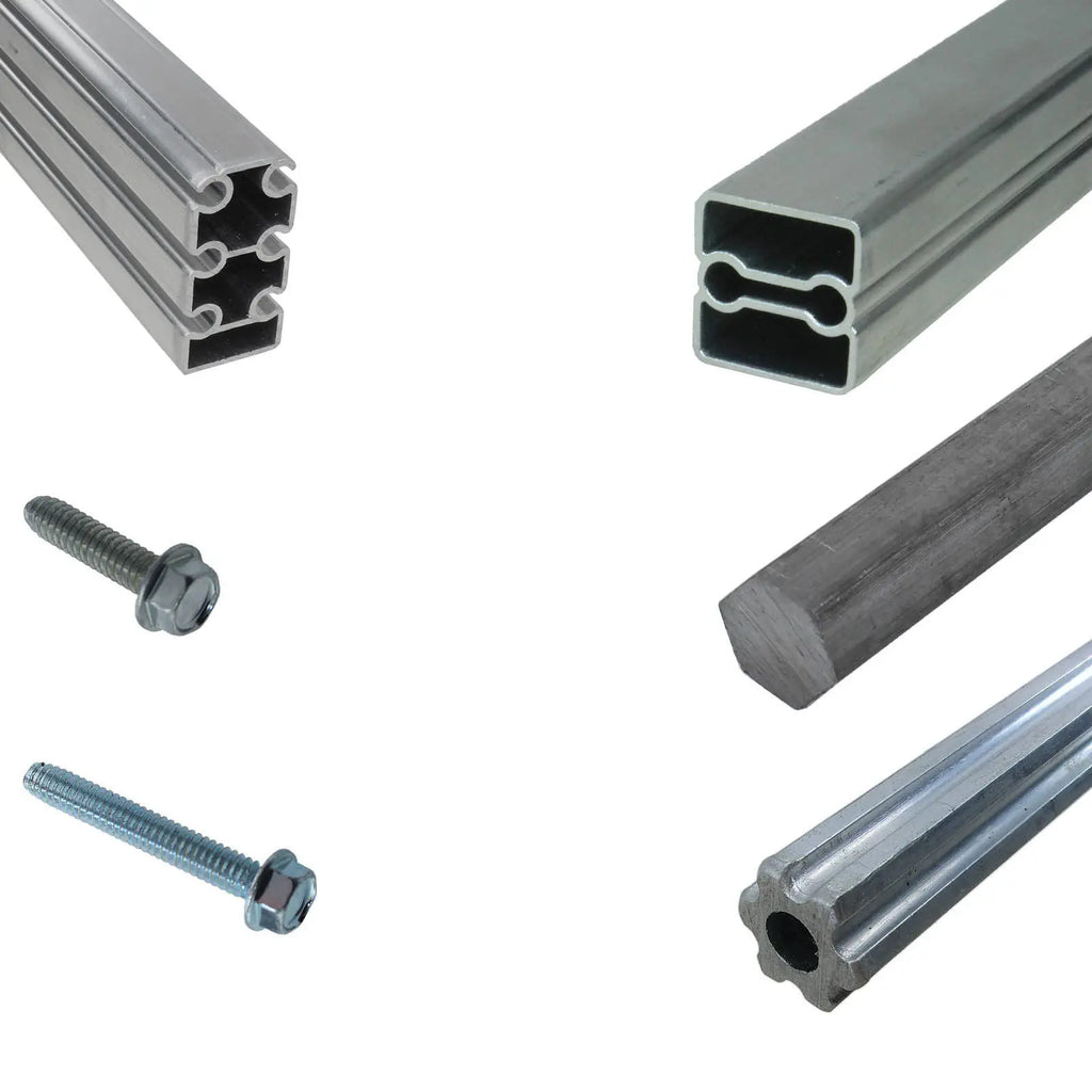 AndyMark Extrusion Bundle w/ Thread Forming Screws Hex Shaft Stock