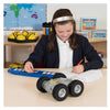 TTS Rugged Robot Programmable Coding Toy Forward Car Outdoor Robotics with Bluetooth, Rechargeable, 256-Step Memory, STEM Education Learning Kit for Kids, School, Classroom &amp; Home