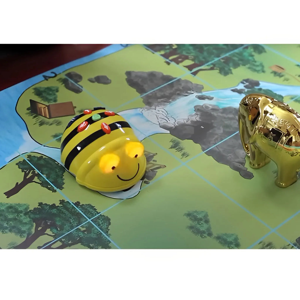 TTS Bee-Bot &amp; Blue-Bot Treasure Island Mat 75 x 75 cm - Coding Toy Robot Activity Playmat – STEM Education Classroom Learning Resource for School, Home &amp; Office Use
