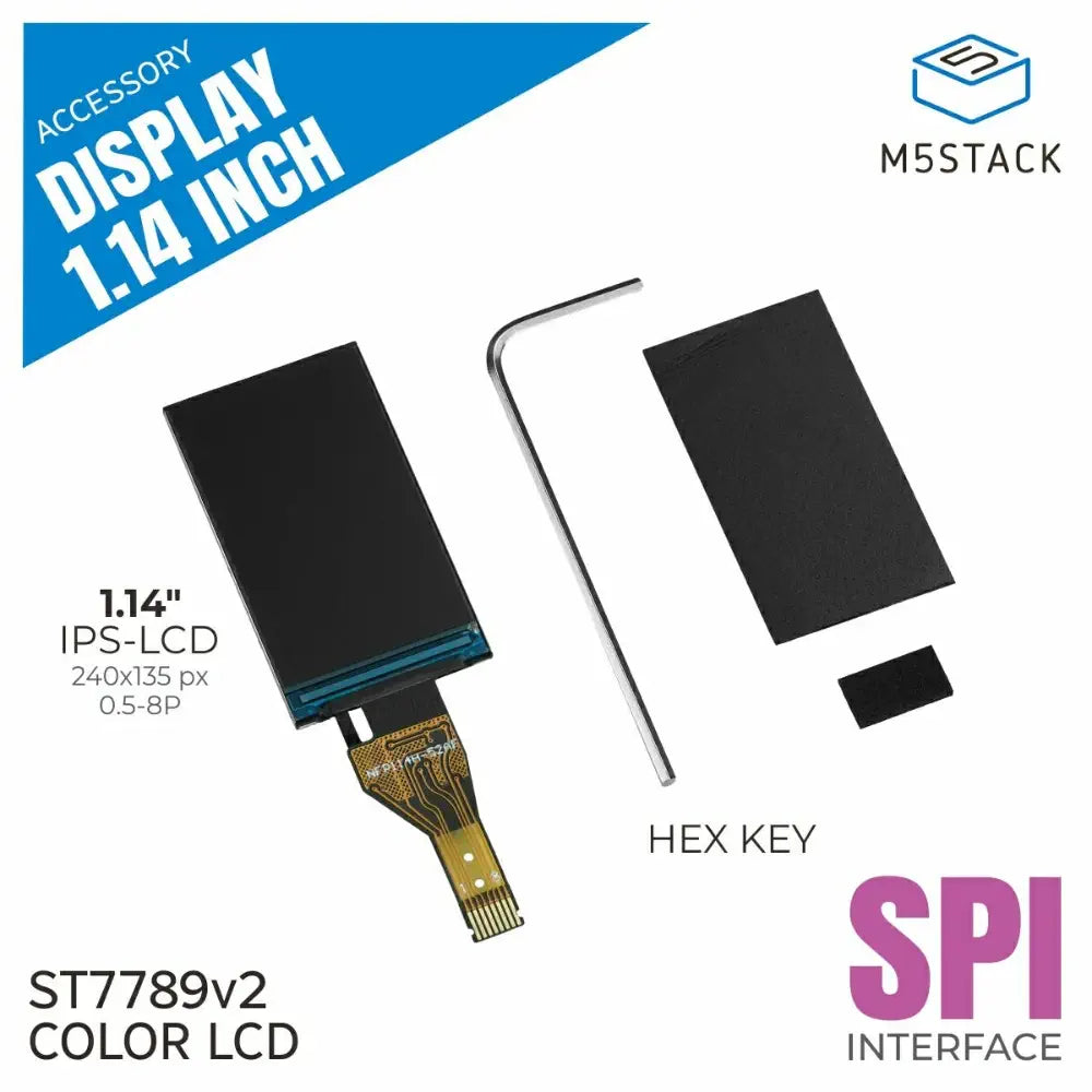 M5Stack 1.14-Inch Display for StickC Series