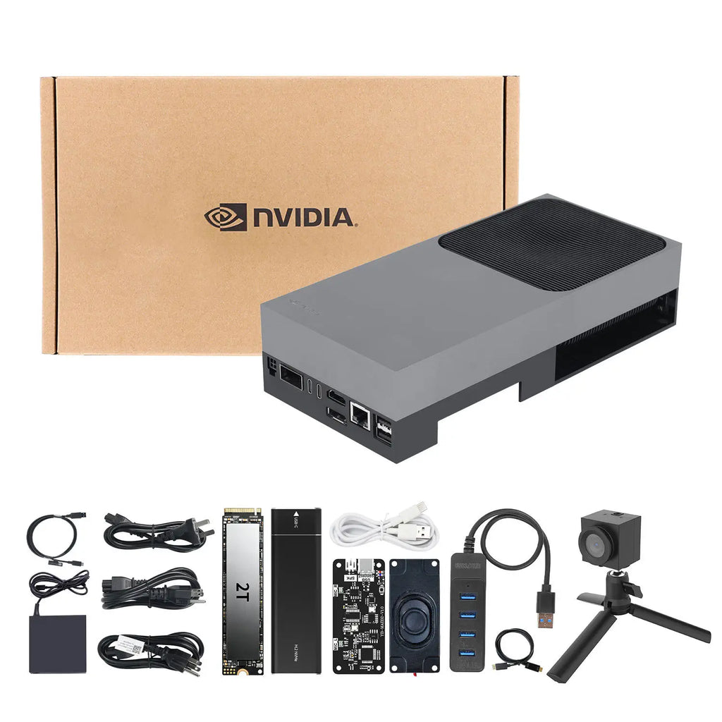Jetson AGX Thor Developer Kit with 128GB RAM(2070 FP4 TFLOPS)--2TB AI Large Model Kit