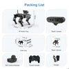 Quadruped Bionic Robot Dog Raspberry Pi AI Robot Kit with TOF Lidar SLAM Mapping and Navigation, 3D Depth Camera Face Recognition Target Tracking Open Source Programming Robot