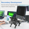 Quadruped Bionic Robot Dog Raspberry Pi AI Robot Kit with TOF Lidar SLAM Mapping and Navigation, 3D Depth Camera Face Recognition Target Tracking Open Source Programming Robot